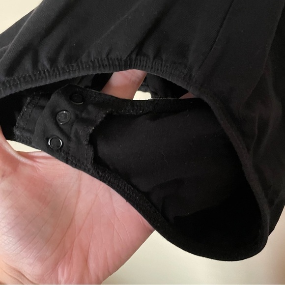 Divided H&M Black Corset Sleeveless Bodysuit - Picture 5 of 6